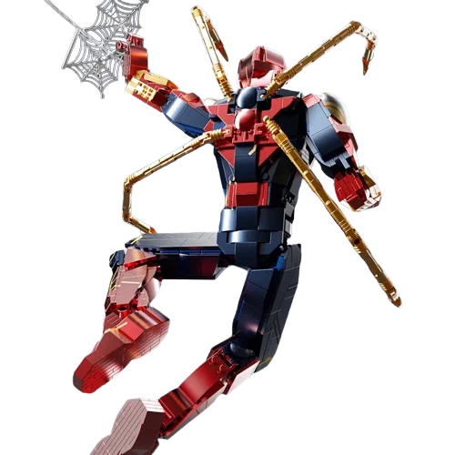 Fantasia Lego Homem-Aranha Iron Spider em Ação