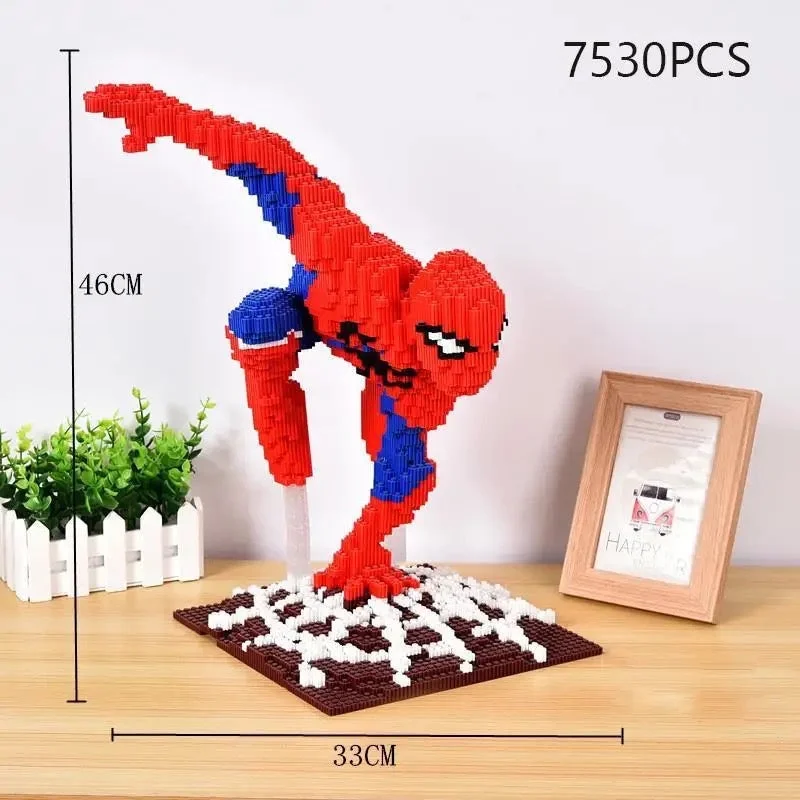 Montagem do Lego Homem-Aranha