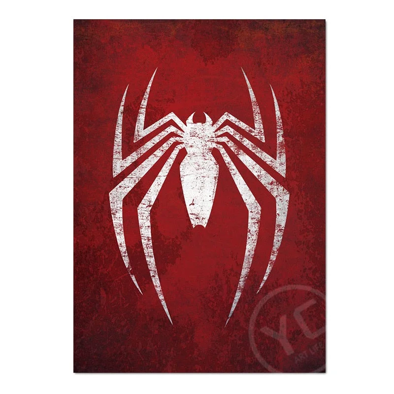 Quadro Spider-Man Novo Logo