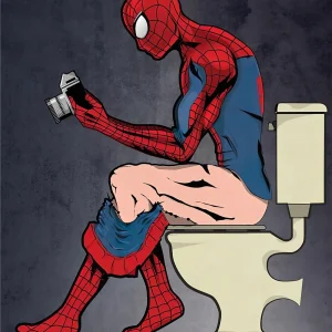 Quadro Homem-Aranha WC
