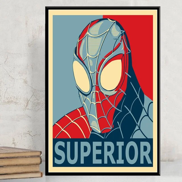 Quadro Homem-Aranha Superior