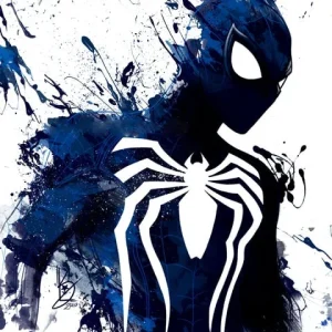 Quadro Homem-Aranha Escuro