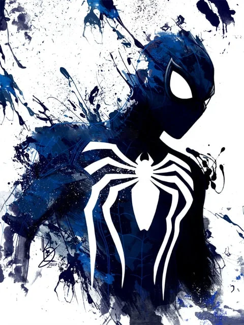 Quadro Homem-Aranha Escuro