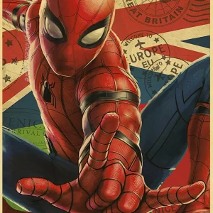 Quadro do Homem-Aranha na Inglaterra