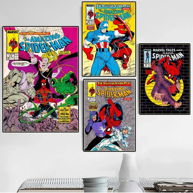 Decoração Quadro Homem-Aranha