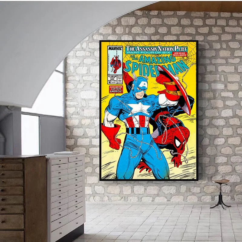 Arte Quadro Homem-Aranha