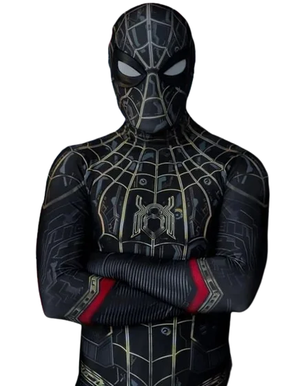 Fantasia Homem-Aranha Preto