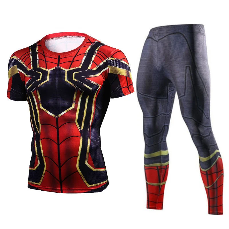 Camiseta do Homem-Aranha Sport Iron Spider em detalhe