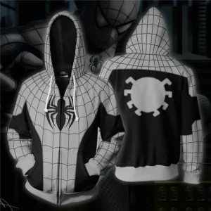 Moletom Spiderman Preto e Branco