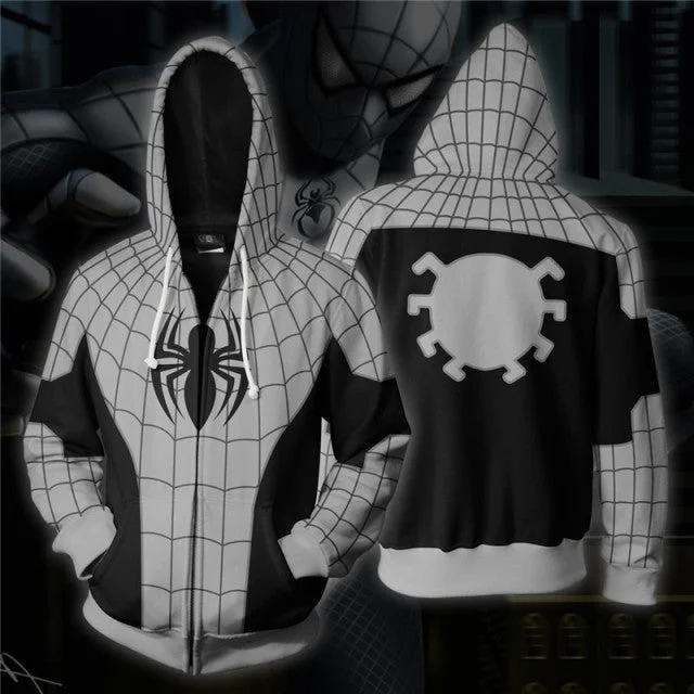 Moletom Spiderman Preto e Branco