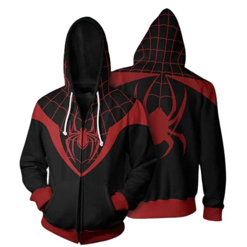 Moletom Fantasia do Homem-Aranha Miles Morales