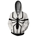 Moletom Spiderman Simbiótico Branco