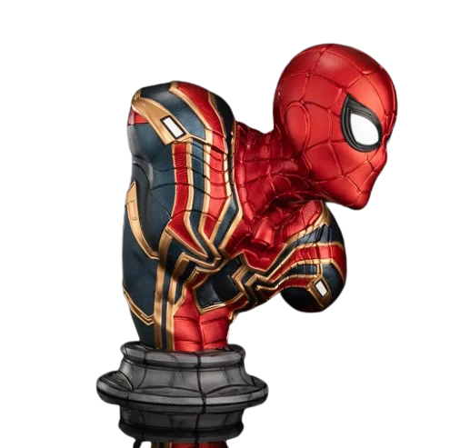 Estátua Spider-man Busto Iron Spider