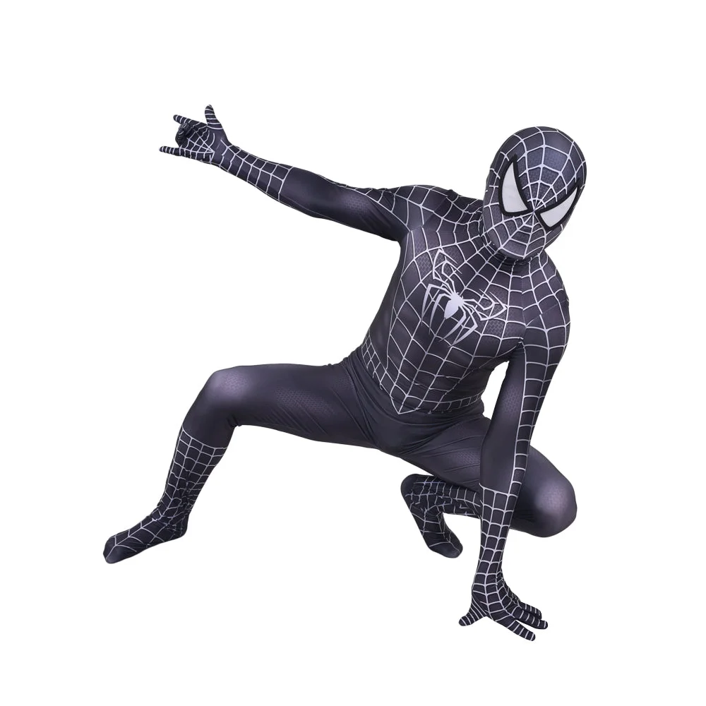 Detalhes da Fantasia Homem-Aranha Negro