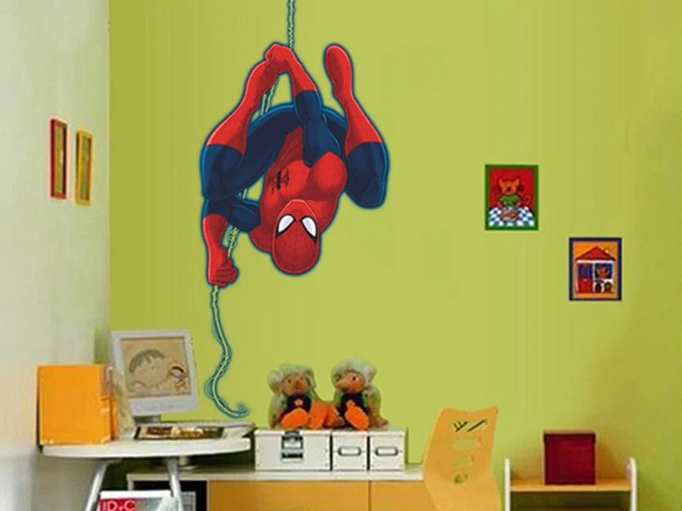 Adesivo Homem-Aranha De Cabeça Para Baixo