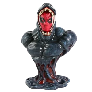 Estátua Busto Homem-Aranha vs Venom