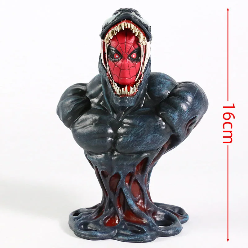 Estátua Busto Homem-Aranha vs Venom