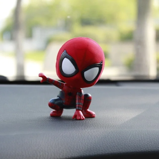 Estatueta Homem-Aranha em detalhes