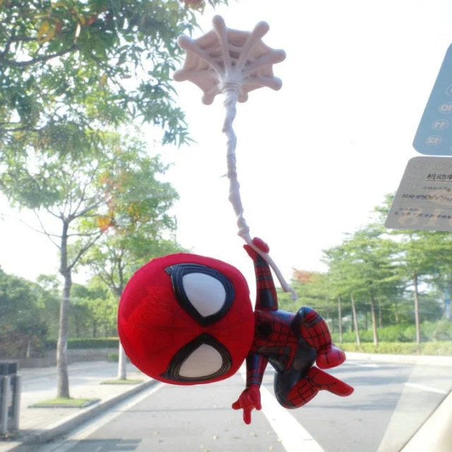 Figurinha Homem-Aranha Enredado em Exibição