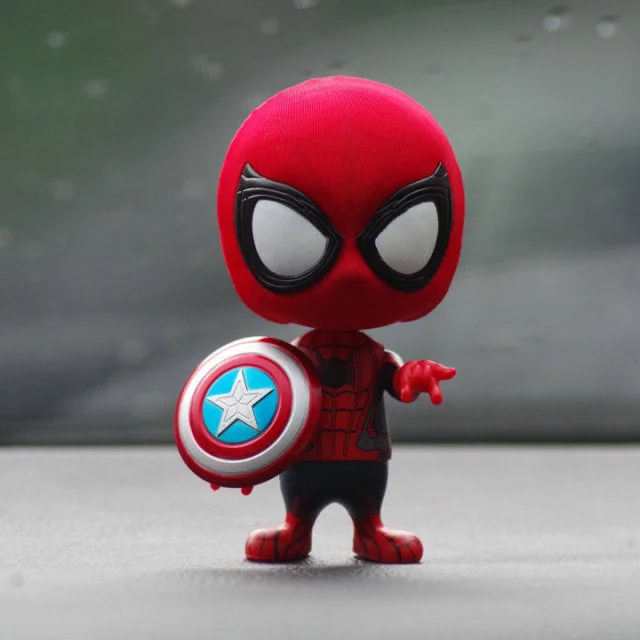Mini Figura Homem-Aranha O Escudo do Capitão
