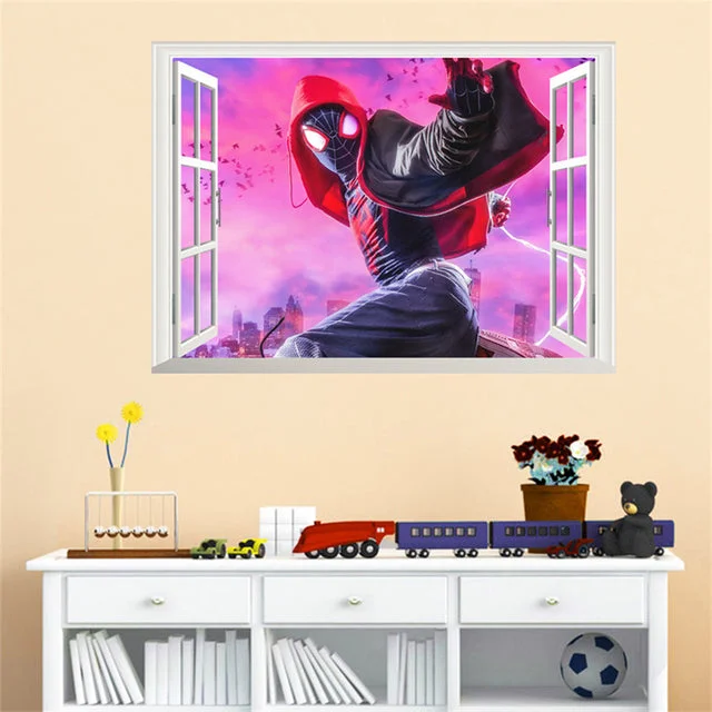 Adesivo Homem-Aranha Miles Morales