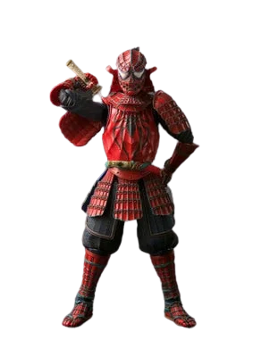 Estátua Homem-Aranha Samurai