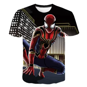 Camiseta Fantasia Homem-Aranha Ferro