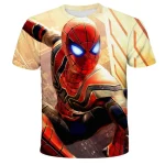 Camiseta Fantasia Homem-Aranha Homem de Ferro