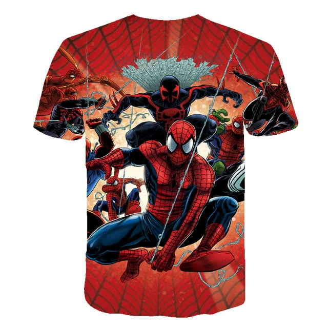 Camiseta Homem-Aranha Multiverso