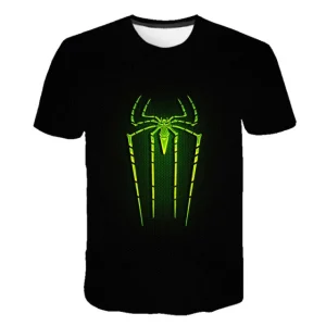Camiseta Homem-Aranha Aranha Verde