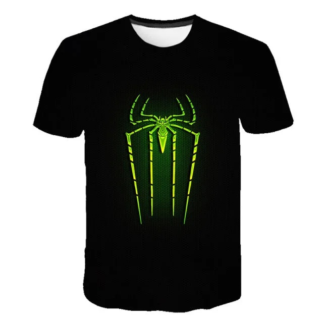Camiseta Homem-Aranha Aranha Verde