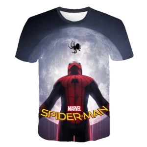 Camiseta Homem-Aranha Lua Cheia
