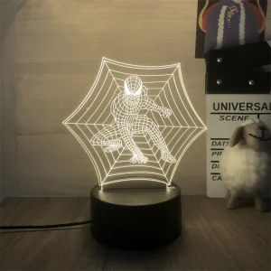 Lâmpada Spderman e sua Teia