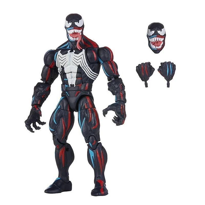Estátua Spider-man Venom Comics em detalhe