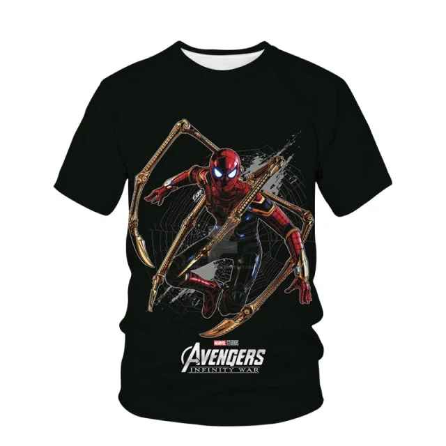 Camiseta Homem-Aranha Vingadores Guerra Infinita
