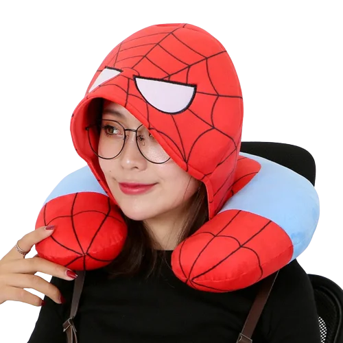 Pelúcia Spiderman Almofada de Viagem