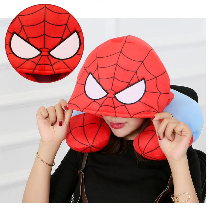 Pelúcia Spiderman Almofada de Viagem