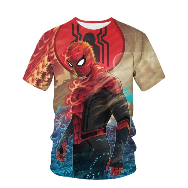 Camiseta Spider-man estilo Japão