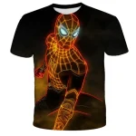 Camiseta Spider-man Neon
