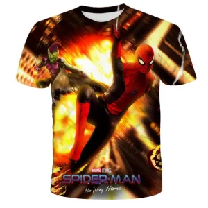 Camiseta Homem-Aranha e o Duende Verde