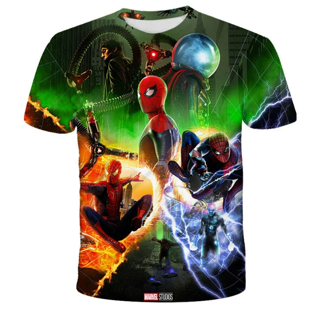 Camiseta Homem-Aranha no Multiverso