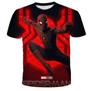 Camiseta Fantasia do Homem-Aranha Dourada