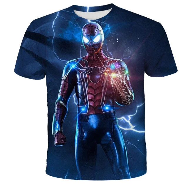Camiseta Homem-Aranha Luva do Infinito