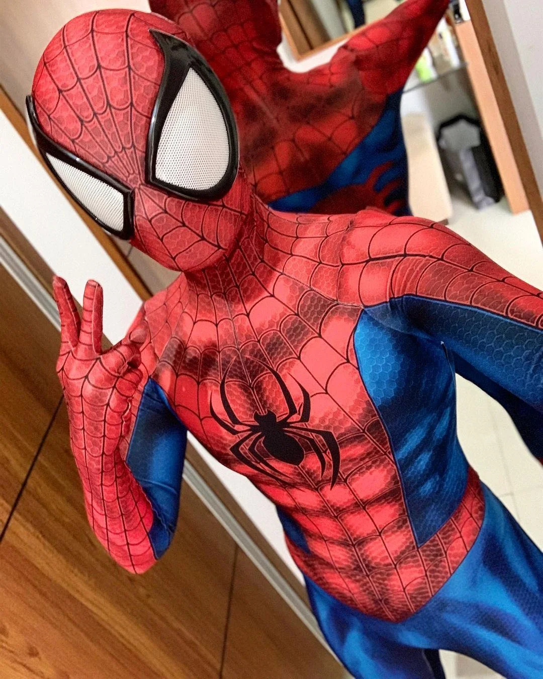 Fantasia Homem-Aranha efeito HQ