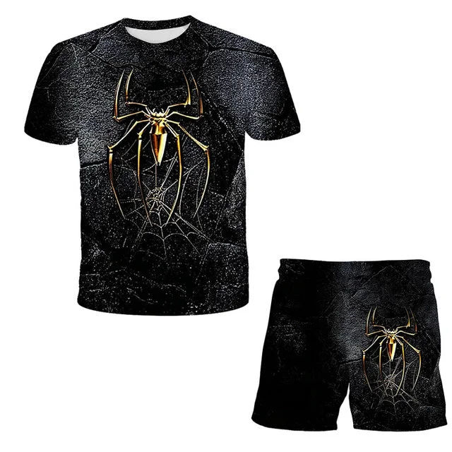 Pijama Homem-Aranha Emblema de Ouro