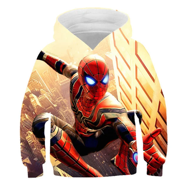 Moletom Fantasia Homem-Aranha Homem de Ferro