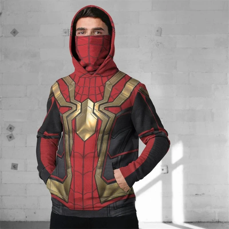Detalhe do Moletom Spiderman