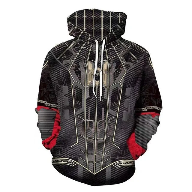 Moletom Spiderman Preto No Way Home