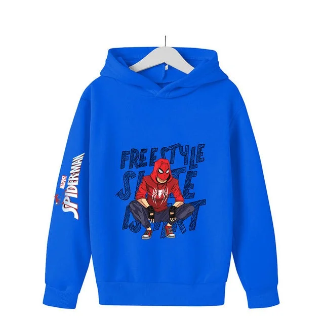 Moletom Spiderman Freestyle em ação