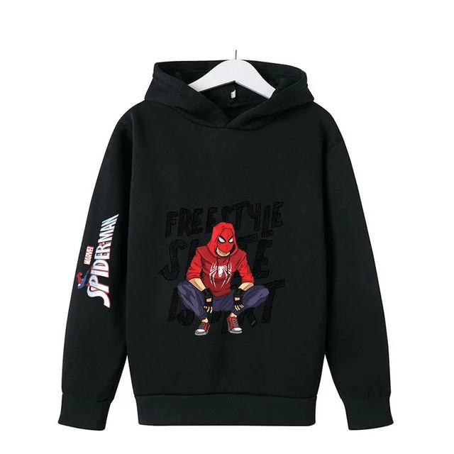 Detalhe do Moletom Spiderman Freestyle
